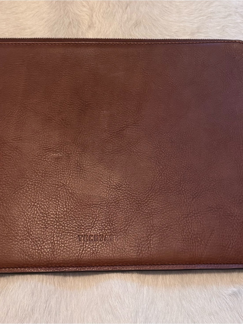 Tecovas Brown Leather Laptop/Portfolio Sleeve